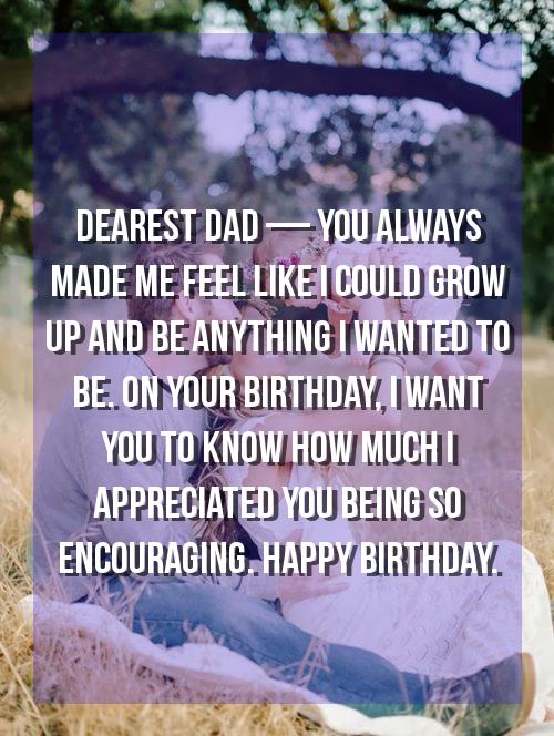 simple birthday wishes for husband and father